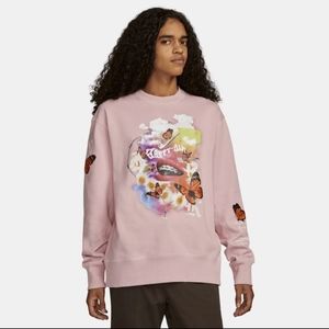 Nike "Happy Air" pink crew neck sweatshirt Size S/ New